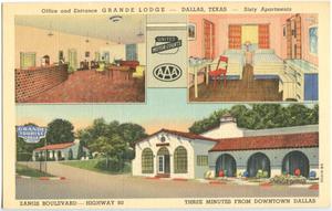 Primary view of object titled '[Grande Lodge Tourist Office and Entrance]'.