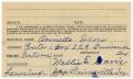 Primary view of [Registration Card for Cooke County Library]