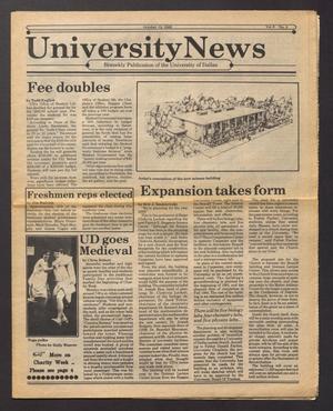 Primary view of object titled 'University News (Irving, Tex.), Vol. 6, No. 3, Ed. 1 Wednesday, October 13, 1982'.