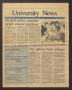Newspaper: University News (Irving, Tex.), Vol. 10, No. 2, Ed. 1 Wednesday, Sept…