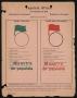 Pamphlet: [Sampe ballot for 1928 Nicaraguan General Election]