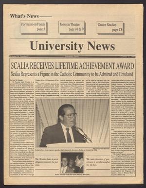 Primary view of object titled 'University News (Irving, Tex.), Vol. 14, No. 5, Ed. 1 Wednesday, October 31, 1990'.