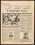 Thumbnail image of item number 1 in: 'University News (Irving, Tex.), Vol. 14, No. 11, Ed. 1 Wednesday, April 10, 1991'.