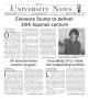 Thumbnail image of item number 1 in: 'The University News (Irving, Tex.), Vol. 37, No. 14, Ed. 1 Tuesday, January 31, 2012'.