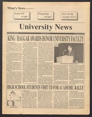 Primary view of object titled 'University News (Irving, Tex.), Vol. 14, No. 9, Ed. 1 Wednesday, February 27, 1991'.