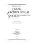Journal/Magazine/Newsletter: Bulletin of the Texas Archeological Society, Volume 86, 2015
