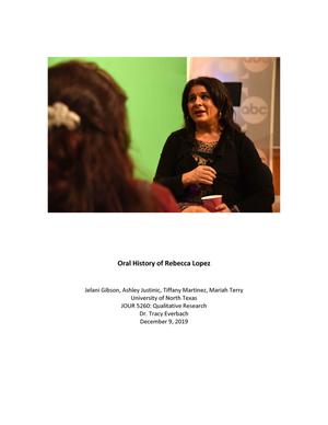 Oral History Interview with Rebecca Lopez, December 9, 2019