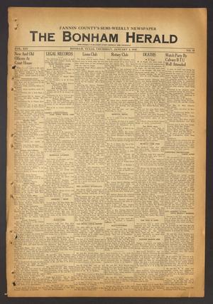 Primary view of object titled 'The Bonham Herald (Bonham, Tex.), Vol. 14, No. 41, Ed. 1 Thursday, January 2, 1941'.
