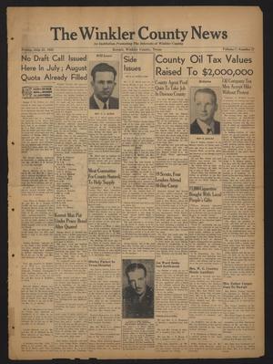 Primary view of object titled 'The Winkler County News (Kermit, Tex.), Vol. 7, No. 17, Ed. 1 Friday, July 23, 1943'.