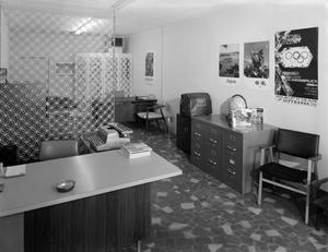 Primary view of object titled '[Travel agency office]'.