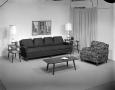 Photograph: [Couch Set with Lamps]