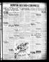 Primary view of Denton Record-Chronicle (Denton, Tex.), Vol. 22, No. 261, Ed. 1 Wednesday, June 14, 1922