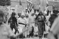 Photograph: [KKK Members Walking in Rally, Number 1]