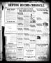 Newspaper: Denton Record-Chronicle. (Denton, Tex.), Vol. 20, No. 40, Ed. 1 Tuesd…