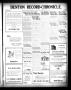 Newspaper: Denton Record-Chronicle. (Denton, Tex.), Vol. 19, No. 163, Ed. 1 Wedn…