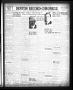Newspaper: Denton Record-Chronicle (Denton, Tex.), Vol. 23, No. 270, Ed. 1 Wedne…