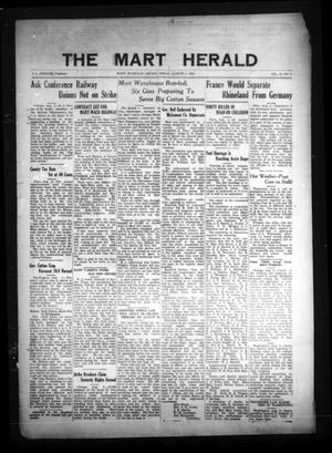 Primary view of object titled 'The Mart Herald (Mart, Tex.), Vol. 23, No. 8, Ed. 1 Friday, August 4, 1922'.