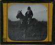 Thumbnail image of item number 1 in: 'Glass Slide of Arab on Horseback'.