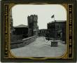 Photograph: Glass slide of the American Consulate in Jerusalem (Israel)