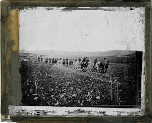 Primary view of object titled 'Glass Slide - “Across the Plain”'.