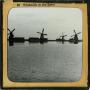 Photograph: Glass Slide of Windmills on the Zaan River (Holland)
