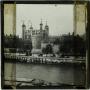 Photograph: Glass Slide of Tower of London from the   Thames River