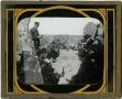 Photograph: Glass Slide of Group of People Having Picnic