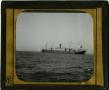 Photograph: Glass Slide of Steamship on the Water