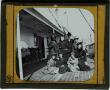 Photograph: Glass Slide of Seven Women and One Man on a Ship