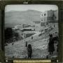 Photograph: Glass Slide of Sychar and Mt. Gerizim (West Bank, Israel)