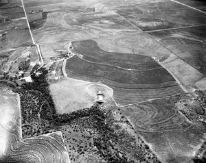 Primary view of object titled 'Aerial Photograph of Land Surrounding Colorado City, Texas'.