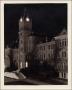 Photograph: [University of Texas Old Main Building at night]