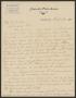 Letter: [Letter from M. A. Thomas to C. C. Cox, September 30, 1910]