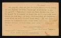 Postcard: [Postcard from Brown Brothers Company to C. C. Cox, September 24, 189…