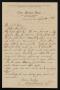 Letter: [Letter from M. A. Thomas to C. C. Cox, April 30, 1923]