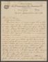 Letter: [Letter from M. A. Thomas to C. C. Cox, September 15, 1910]