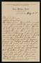 Letter: [Letter from M. A. Thomas to C. C. Cox, May 29, 1923]