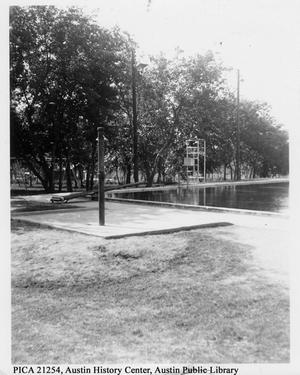 Primary view of object titled '[Rosewood Park swimming pool]'.