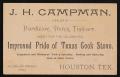 Text: [J. H. Campman Business Card]