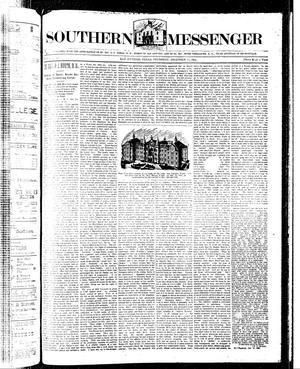 Primary view of object titled 'Southern Messenger (San Antonio, Tex.), Vol. [4], No. [42], Ed. 1 Thursday, December 19, 1895'.