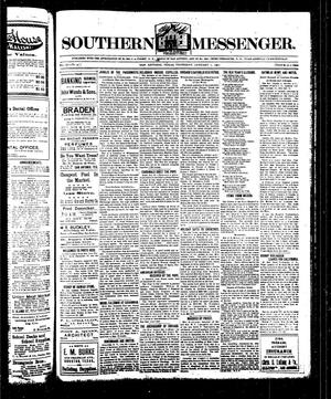Primary view of object titled 'Southern Messenger. (San Antonio, Tex.), Vol. 11, No. 45, Ed. 1 Thursday, January 1, 1903'.