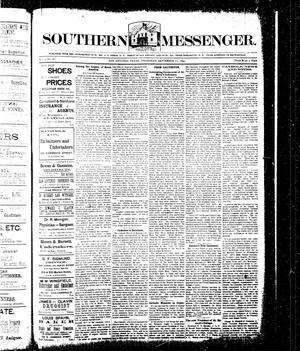 Primary view of object titled 'Southern Messenger. (San Antonio, Tex.), Vol. 3, No. 28, Ed. 1 Thursday, September 13, 1894'.