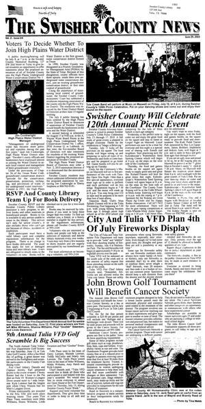 Primary view of object titled 'The Swisher County News (Tulia, Tex.), Vol. 2, No. 24, Ed. 1 Tuesday, June 29, 2010'.
