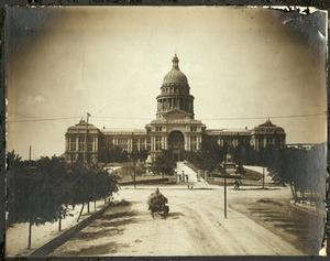Primary view of object titled '[Texas State Capitol and Street Railroad]'.
