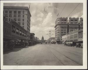 Primary view of object titled 'Downtown Austin with Capitol in view'.