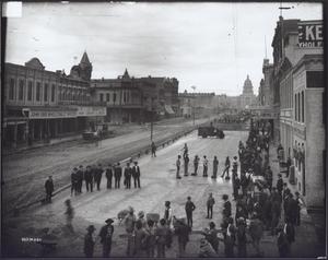 Primary view of object titled 'Paving of Congress Avenue'.
