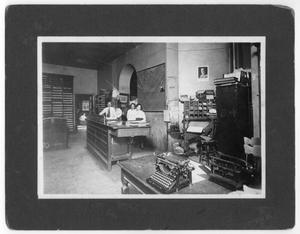Primary view of object titled 'Interior View of the Denton County Clerk's Office'.