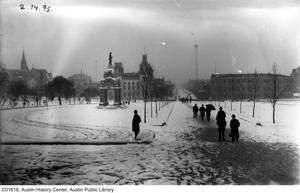 Primary view of object titled '[Snow on Capitol Grounds]'.