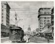 Thumbnail image of item number 1 in: 'Congress Avenue with street rail'.