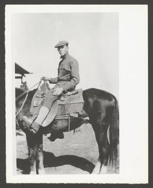 Primary view of object titled '[Cavalry Soldier on Horseback]'.